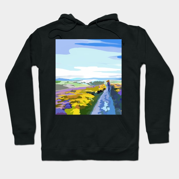 Lovely walk Hoodie by Stufnthat